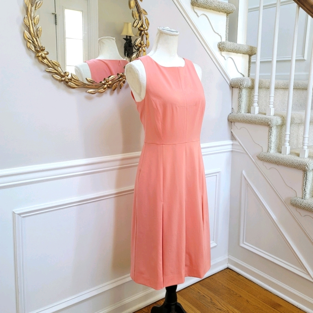 New! J Crew sz 6 Sleeveless Suit Dress Pink Coral Meadowbrook NWT